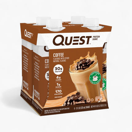 QUEST PROTEIN RTD 3/4PK COFFEE 11OZ 4PK