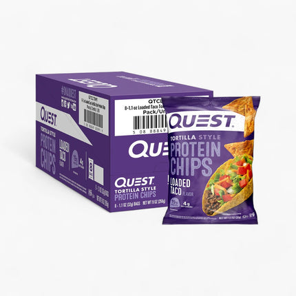 QUEST TORT CHIP 8/1.1OZ LOADED TACO