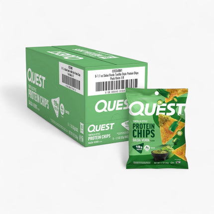 QUEST TORT CHIP 8/1.1OZ SALSA VERDE