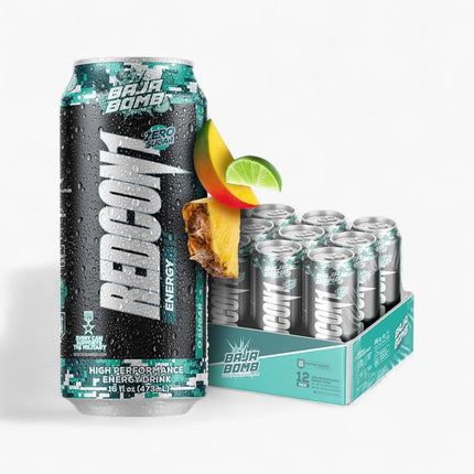 REDCON1 ENERGY DRINK 12/16OZ BAJA BOMB