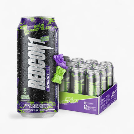 REDCON1 ENERGY DRINK 12/16OZ SOUR GUMMY BLAST