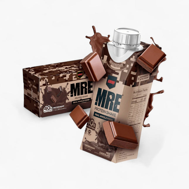 REDCON1 MRE PROTEIN SHAKE - 40G PROTEIN - 12/17OZ MILK CHOCOLATE