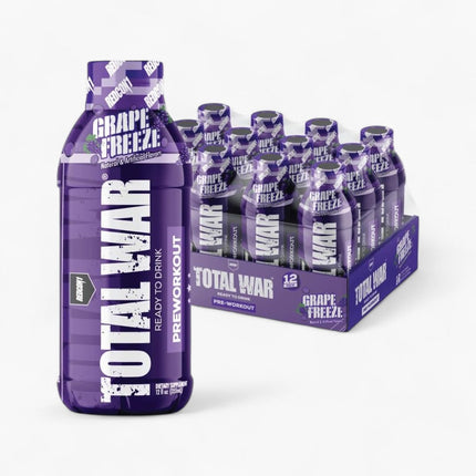 REDCON1 TOTAL WAR PREWORKOUT DRINK 12/12OZ GRAPE