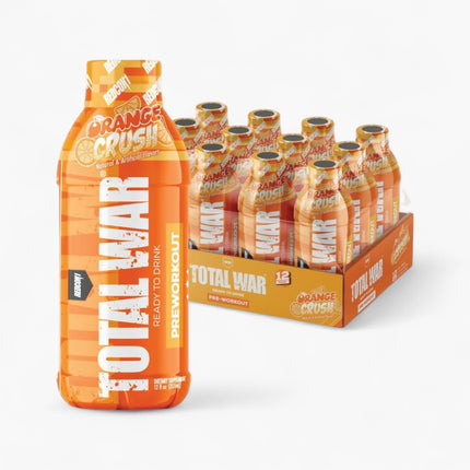 REDCON1 TOTAL WAR PREWORKOUT DRINK 12/12OZ ORANGE CRUSH