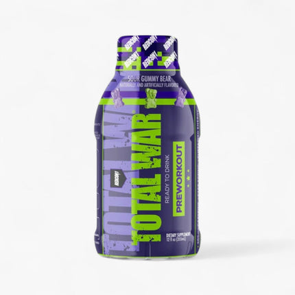 REDCON1 TOTAL WAR PREWORKOUT DRINK 12/12OZ SOUR GUMMY BEAR