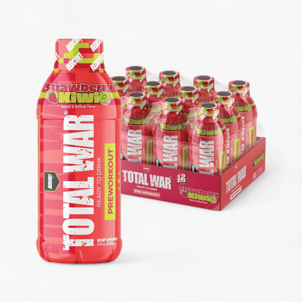 REDCON1 TOTAL WAR PREWORKOUT DRINK 12/12OZ STRAWBERRY KIWI