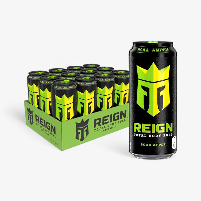 Reign Sour Apple 12/ 16 Oz Brwn Tray