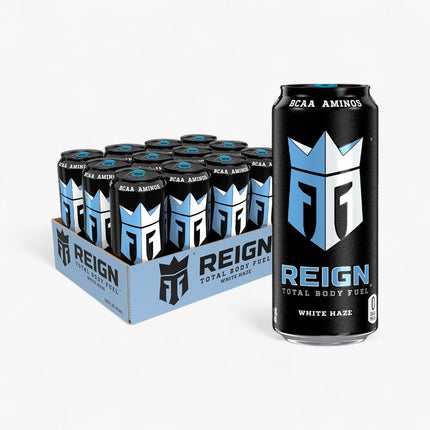REIGN BODY FUEL ENERGY DRINK 12/16OZ WHITE HAZE