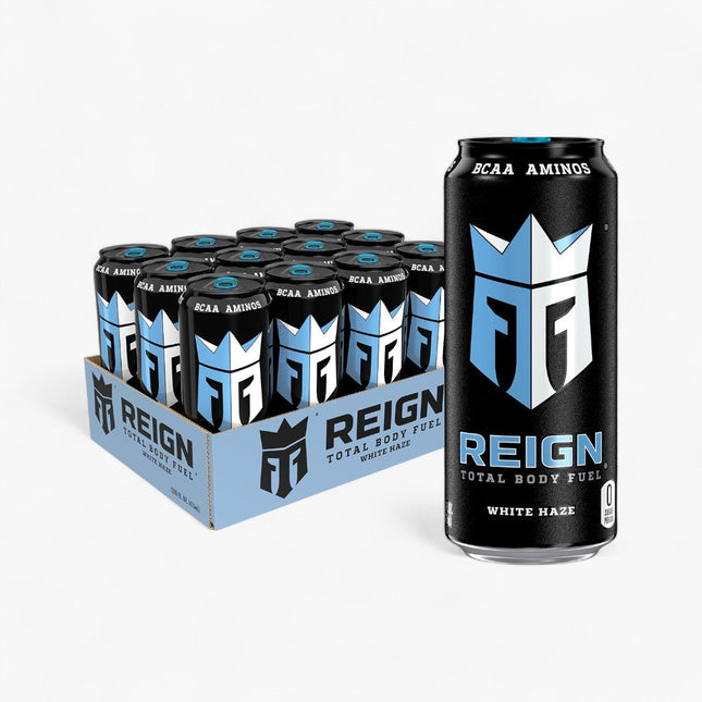 REIGN BODY FUEL ENERGY DRINK 12/16OZ WHITE HAZE