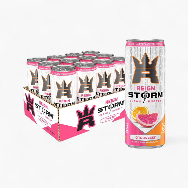 REIGN STORM CLEAN ENERGY DRINK 12/12OZ CITRUS ZEST