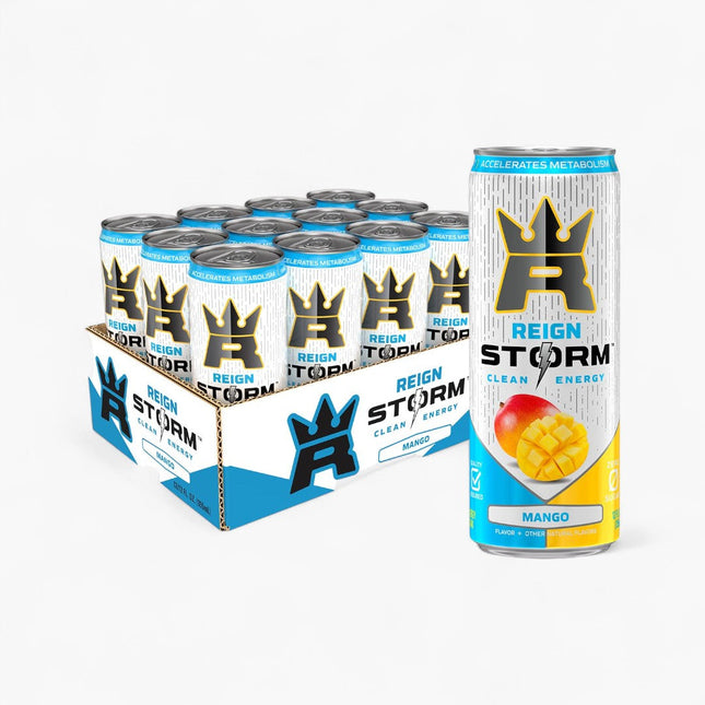 REIGN STORM CLEAN ENERGY DRINK 12/12OZ MANGO