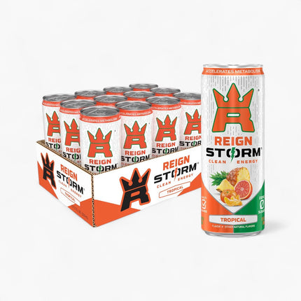 REIGN STORM CLEAN ENERGY DRINK 12/12OZ TROPICAL
