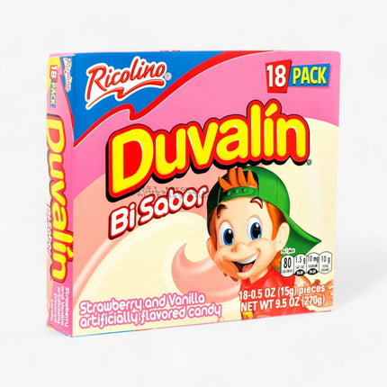 Ricolino Duvalin Strawberry/ Vanilla 18/0.53Oz