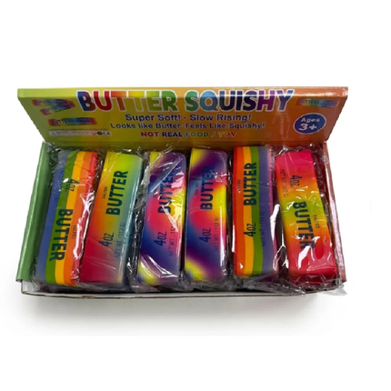 Viral Rainbow Butter Squishy - 12 PK