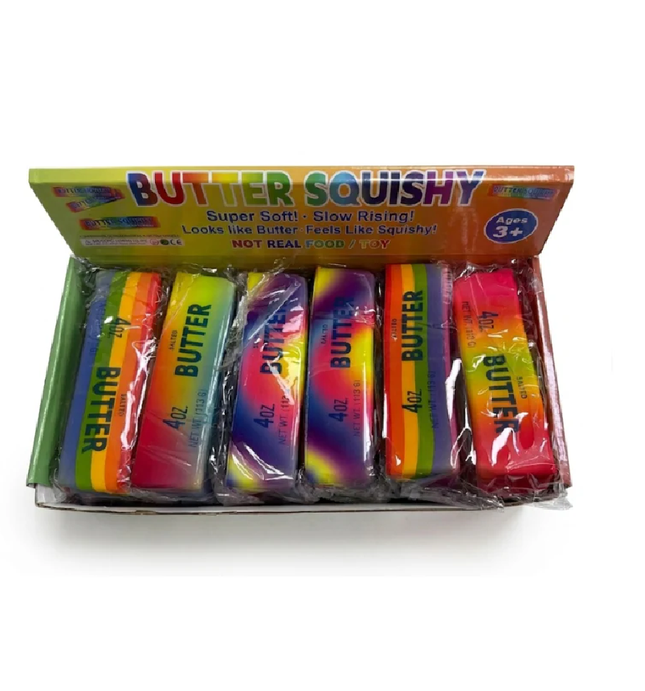 Viral Rainbow Butter Squishy - 12 PK