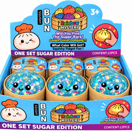Squishy Confetti Dumplings - 12 PK Blind Box