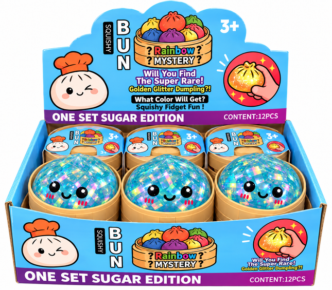 Squishy Confetti Dumplings - 12 PK Blind Box