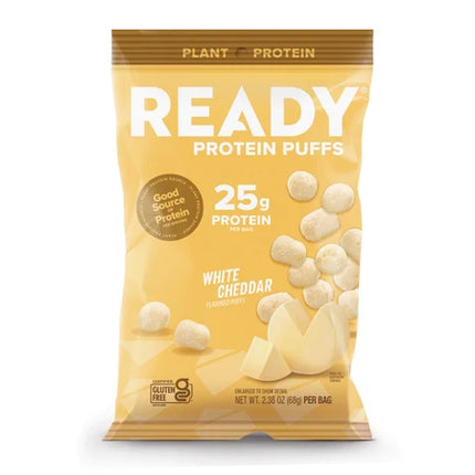 Ready Protein Puffs White Cheddar 6/88g