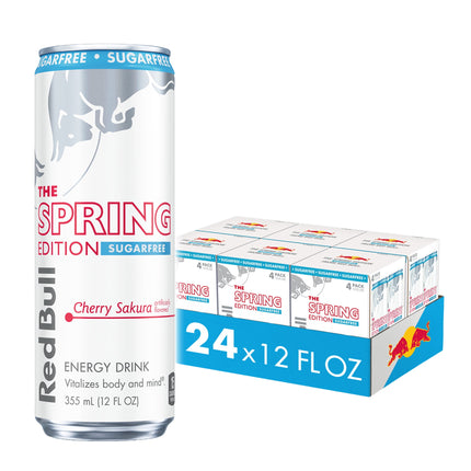 Red Bull Spring Edition Cherry Sakura Sugar Free 24/12OZ