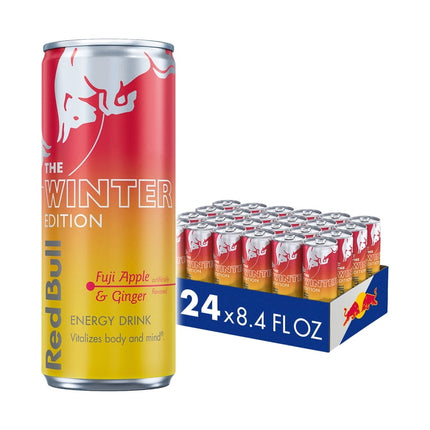RED BULL WINTER EDITION - FUJI APPLE & GINGER - 24/8OZ