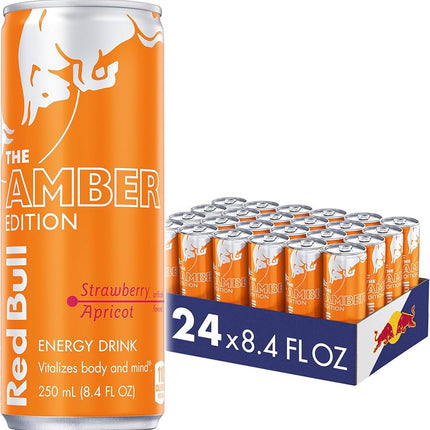 Red Bull Amber Energy Drink – 24 Pack × 8 oz Cans