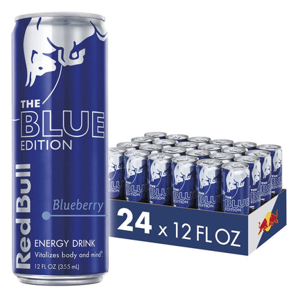 Red Bull Blue Energy Drink – 24 Pack × 12 oz Cans