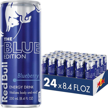 Red Bull Blue Energy Drink – 24 Pack × 8 oz Cans