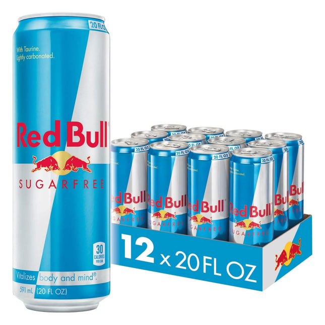 Red Bull Original Sugar Free Energy Drink – 12 Pack × 20 oz Cans