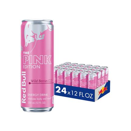 Red Bull Pink Energy Drink – 24 Pack × 12 oz Cans