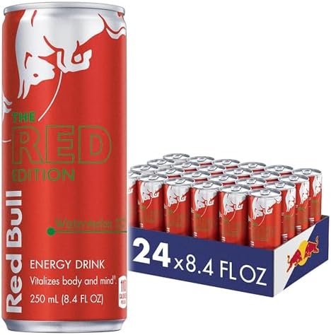 Red Bull Red Energy Drink – 24 Pack × 8 oz Cans