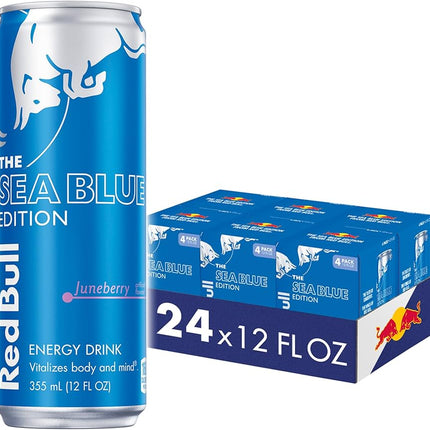 Red Bull Sea Blue Energy Drink – 24 Pack × 12 oz Cans