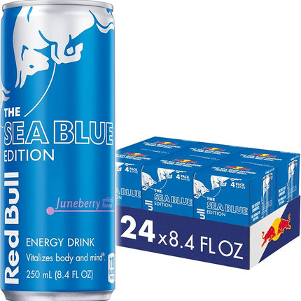 Red Bull Sea Blue Energy Drink – 24 Pack × 8 oz Cans