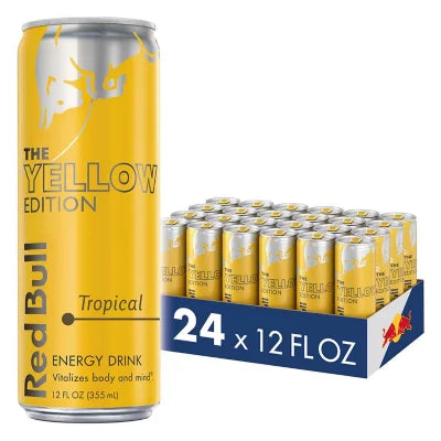 Red Bull Yellow Energy Drink – 24 Pack × 12 oz Cans