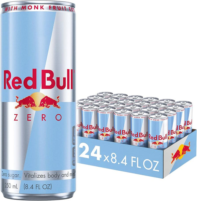 Red Bull Zero Energy Drink – 24 Pack × 8 oz Cans