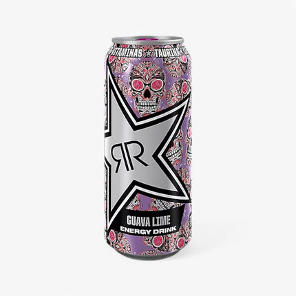 ROCKSTAR ENERGY DRINK GUAVA LIME 16 OZ X 12