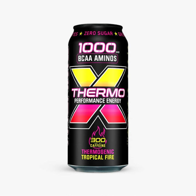 Rockstar Energy Drink Thermo Tropical Fire 16 Oz X 12