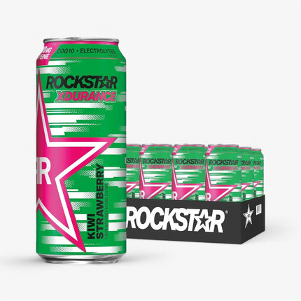 Rockstar Energy Drink Xdurance Kiwi Strawberry 16 Oz X 12
