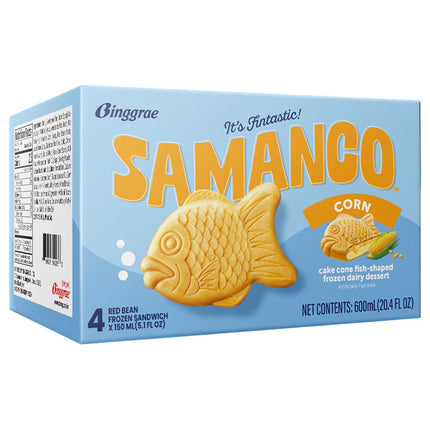Samanco Ice Cream Corn 4PK - 6/20.4OZ