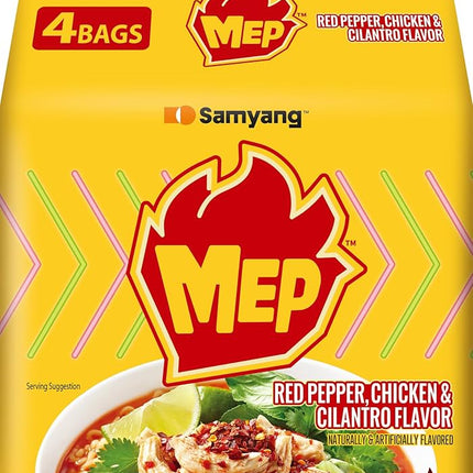 Samyang MEP Red Pepper & Chicken w/ Cilantro 4BAGS/120G