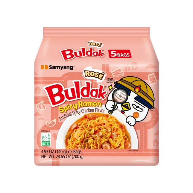 Samyang Spicy Chicken Ramen Rose 5PK/140g
