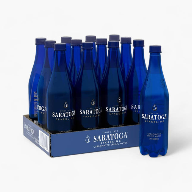 Saratoga Sparkling Water Glass 12/28Oz