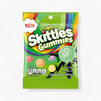 Skittles Gummies Sour Peg Pack 12/5.8 Oz