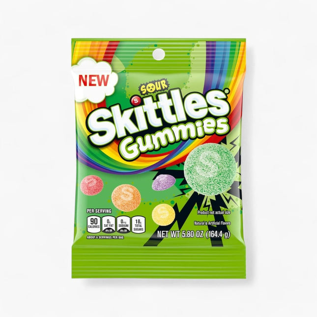 Skittles Gummies Sour Peg Pack 12/5.8 Oz