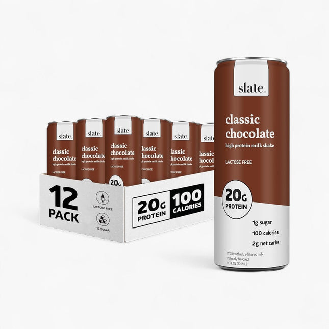 SLATE PROTEIN COFFEE 12/11OZ CLASSIC CHOCOLATE
