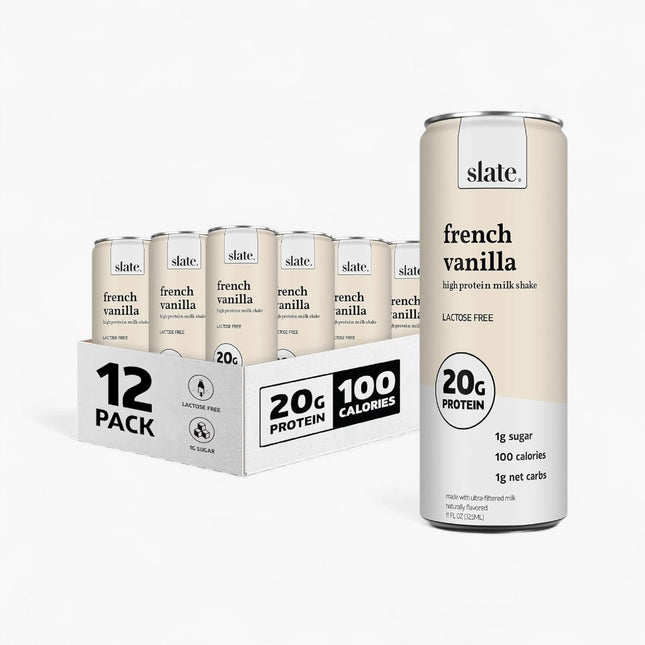 SLATE PROTEIN COFFEE 12/11OZ FRENCH VANILLA