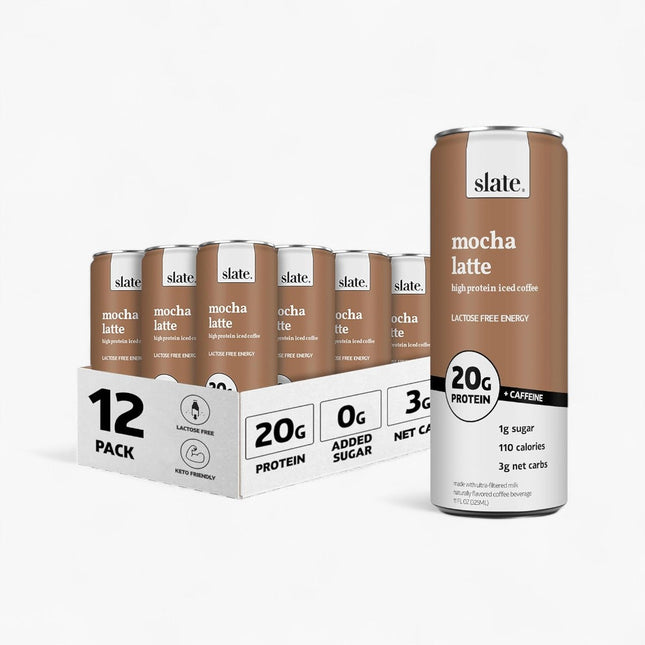 SLATE PROTEIN COFFEE 12/11OZ MOCHA LATTE
