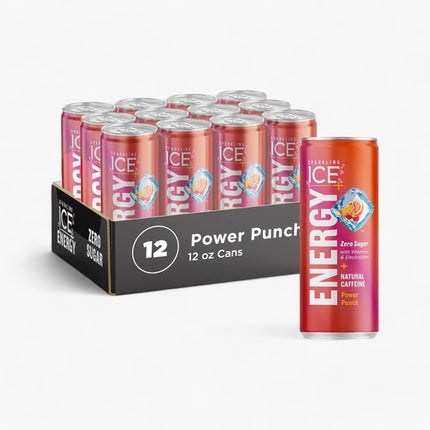 Sparkling Ice Energy Power Punch 12/12 Oz