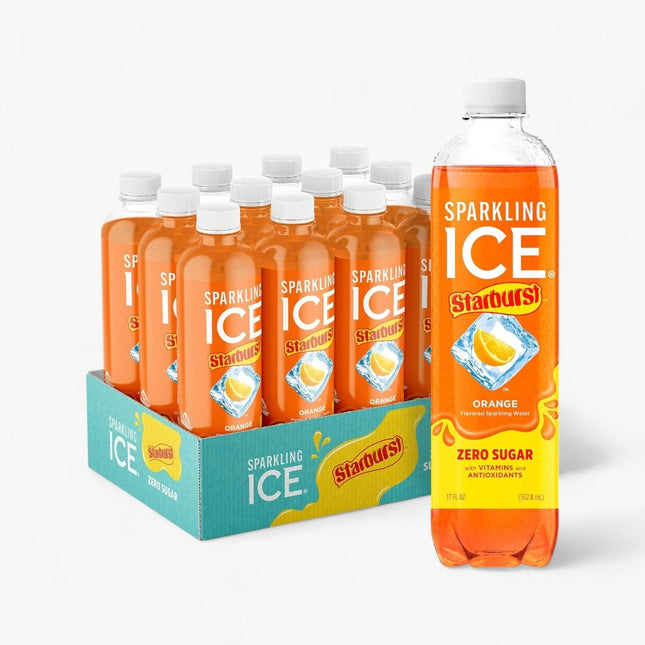 Sparkling Ice Starburst Orange Burst 12/17 Oz