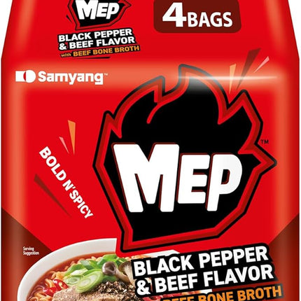 Samyang MEP Black Pepper & Beef 4BAGS/120G