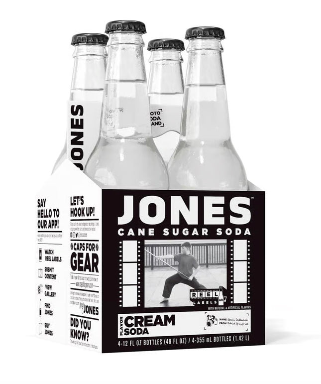 JONES CREAM SODA 24/12OZ (GLASS)